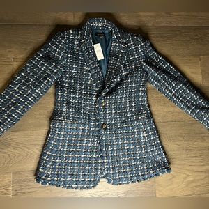 Ann Taylor Tweed Blazer, Size 0